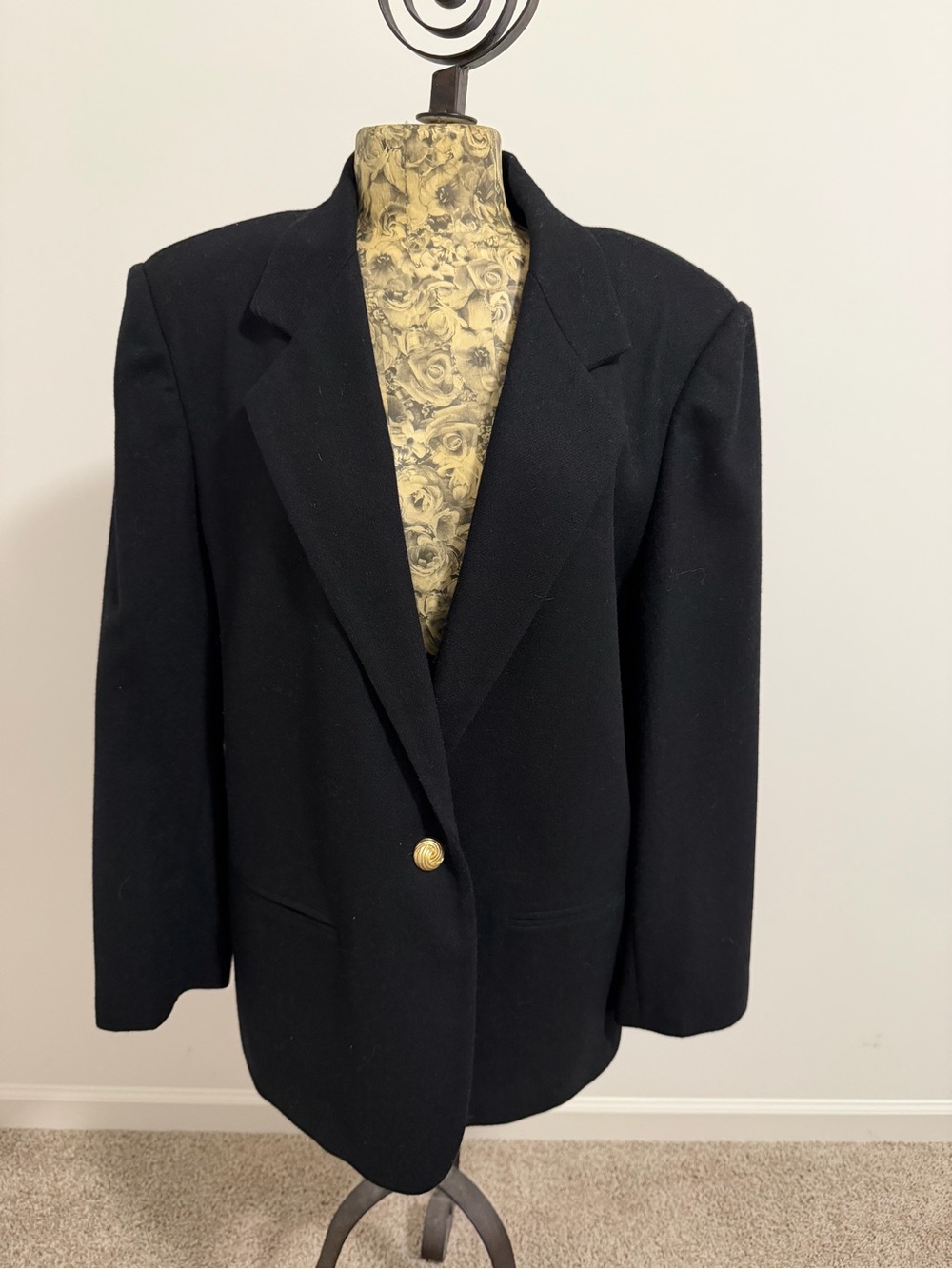 Classic Savannah Black Women's Blazer Jacket - Single Button